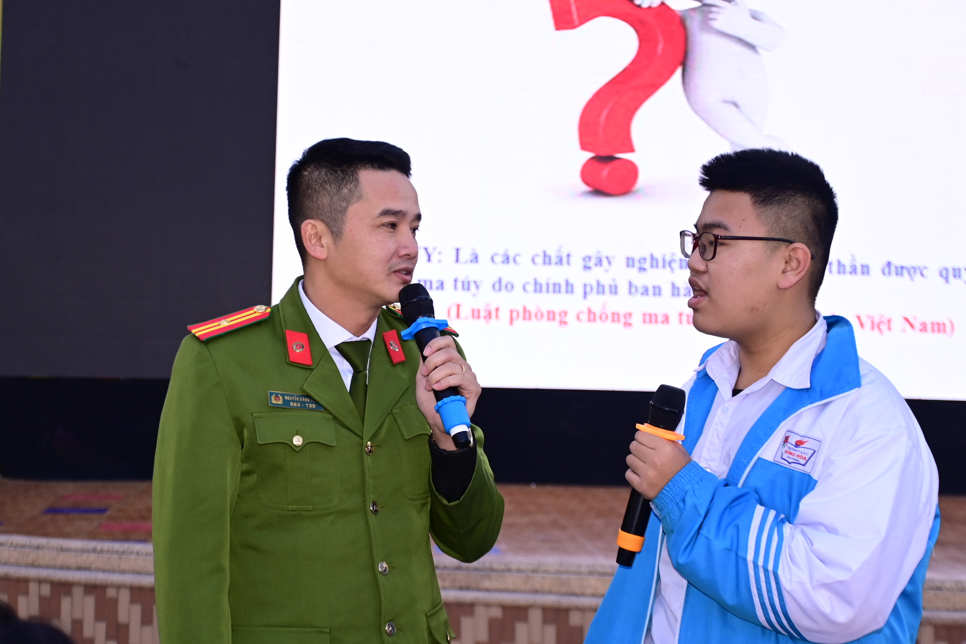 Trường THPT Đồng Hoà gửi thư cảm ơn Phòng Cảnh sát ĐTTP về ma tuý